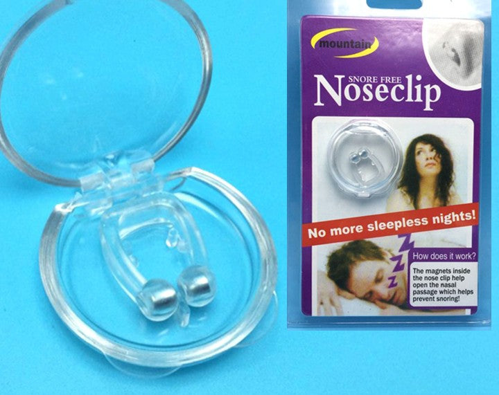 Stop Snoring Nose Clip Silicone Magnetic Anti Snore Stop Snoring Nose Clip Sleep Tray Sleeping Aid Apnea Guard Night Device