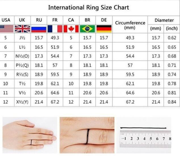 Finger Rings For Women Elegant Female Zircon Stone Ring Finger Rings For Women Promise Love Valentine's Day Gifts