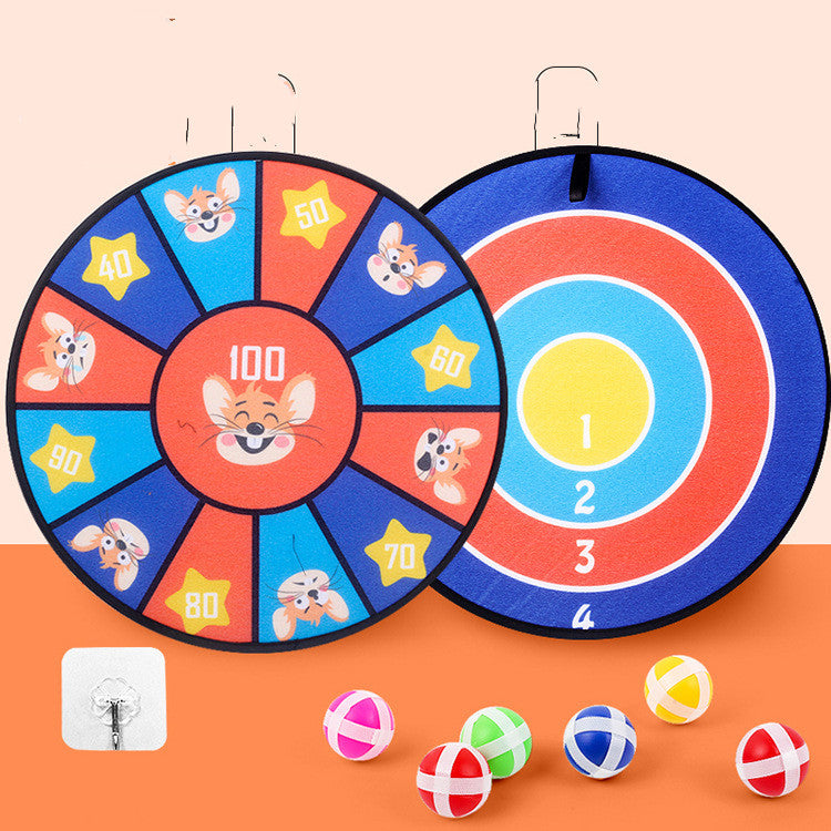 Sticky Ball Dart Board Spot Wholesale Children's Sticky Ball Dart Board Cartoon Fun Dart Board Plus Velvet A Variety Of Creative Cartoon