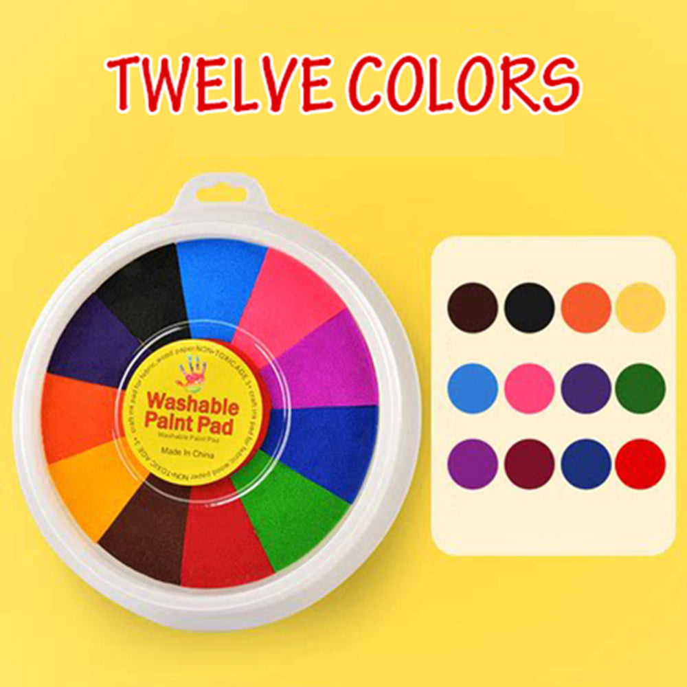 Baby Kindergarten Finger Print New Hot Selling Kindergarten Finger Print Mud Non-toxic Washable Pigment