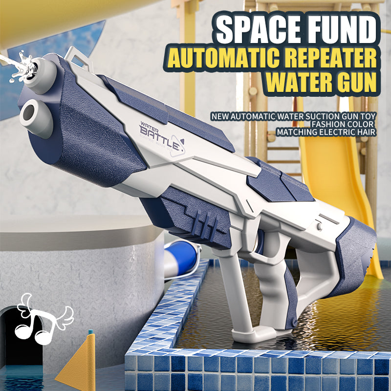 Water Gun For Babies Space Water Gun Electric Automatic Water Absorption Water Fights Toy Outdoor Beach Swimming Pool Bath Toys For Children Kid Gift