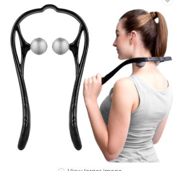 Neck Massageador Plastic Pressure Point Therapy Neck Massageador Massagem Relieve Hand Roller Neck Massager For Neck Shoulder Trigger Point