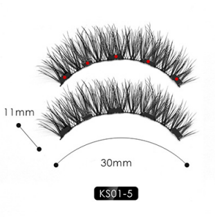 Liquid Eyeliner Natural Long Lasting Magnetic Liquid Eyeliner & Magnetic False Eyelashes & Tweezer Set Make up Set