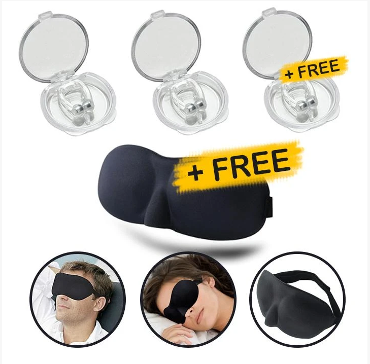 Stop Snoring Nose Clip Silicone Magnetic Anti Snore Stop Snoring Nose Clip Sleep Tray Sleeping Aid Apnea Guard Night Device