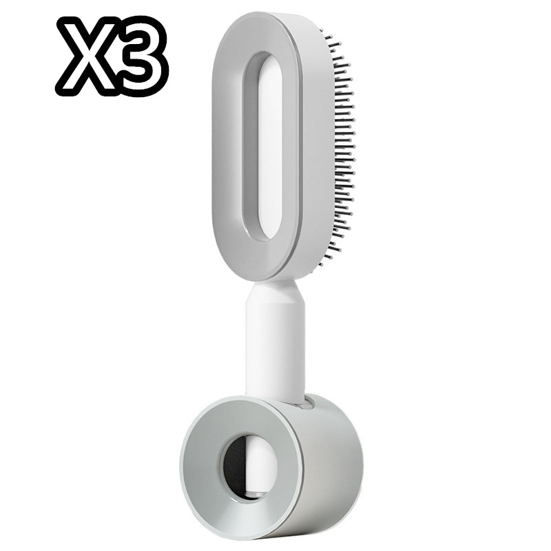 Hair Brush For Women Self Cleaning Hair Brush For Women One-key Cleaning Hair Loss Airbag Massage Scalp Comb Anti-Static Hairbrush