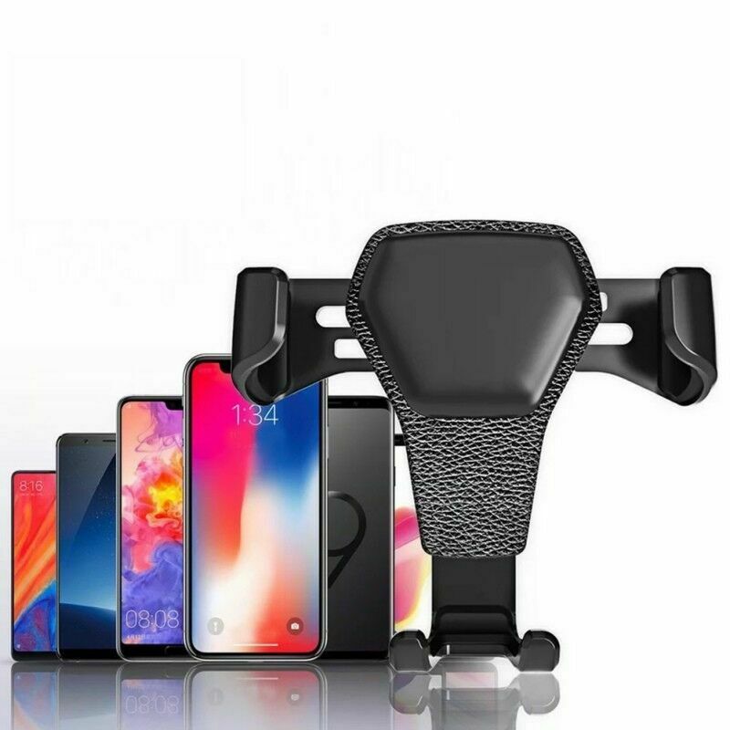 Car Mount Holder Stand Air Vent Cradle For Mobile Cell Phone Gravity Car Mount Air Vent Phone Holder For I Phone X XR XS Max S Amsung S10 Note9