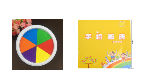 Baby Kindergarten Finger Print New Hot Selling Kindergarten Finger Print Mud Non-toxic Washable Pigment