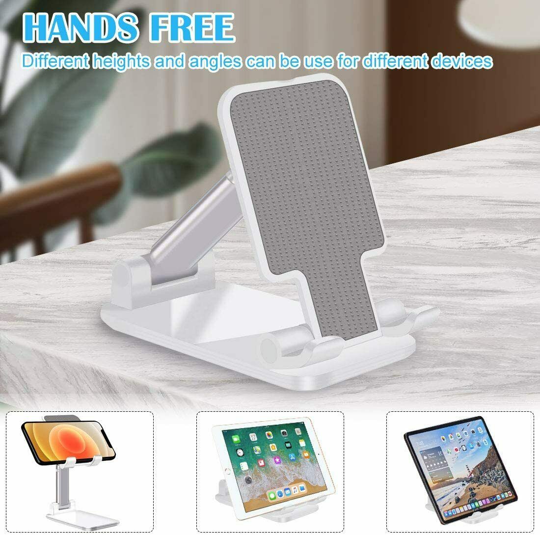 Phone Stand Desktop Holder Tablet Stand Mount Mobile Phone Desktop Tablet Holder Table Cell Foldable Extend Support Desk Mobile Phone Holder Stand