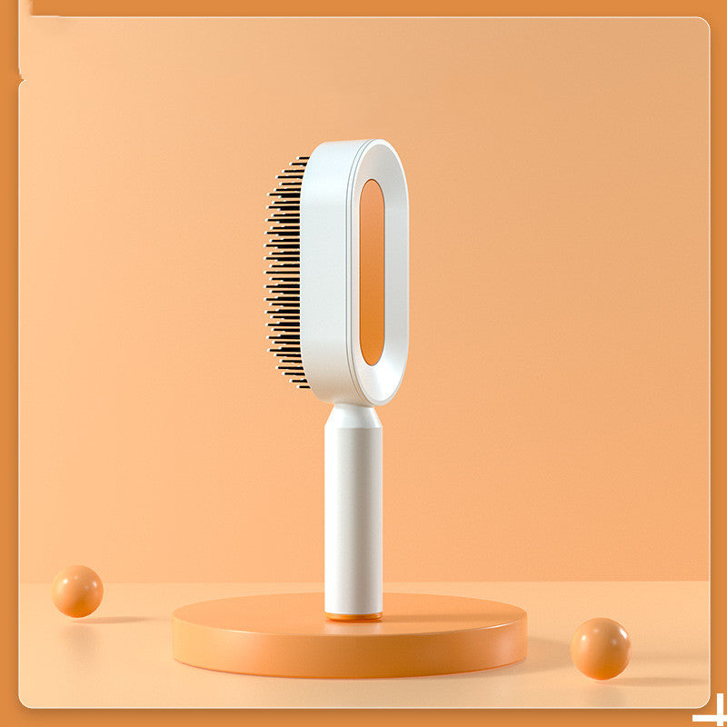 Hair Brush For Women Self Cleaning Hair Brush For Women One-key Cleaning Hair Loss Airbag Massage Scalp Comb Anti-Static Hairbrush