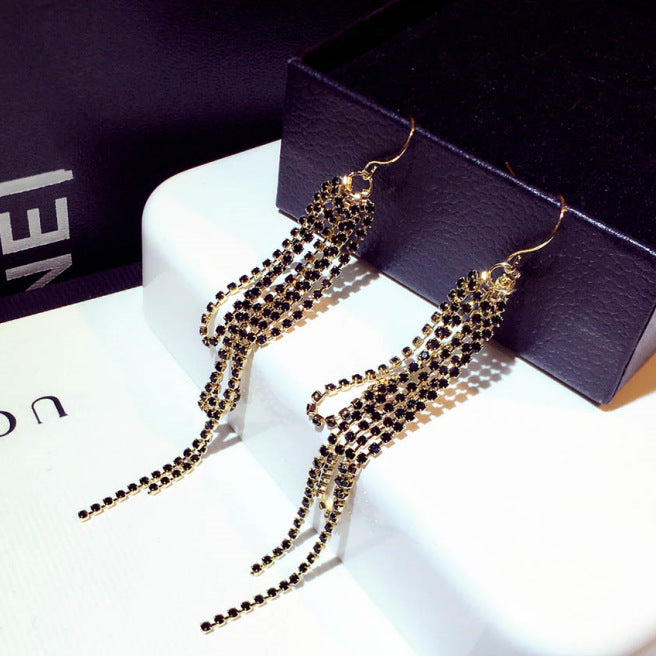 Stylish Earrings For Women Fashion Temperamental Tassels Stud Earrings For Women