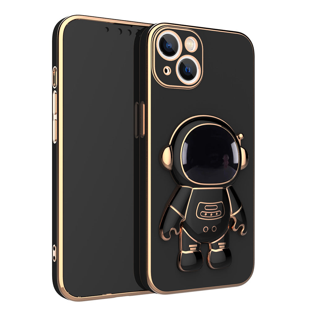 3D  Phone Case Phone CoverAstronaut Phone Case Anti-Drop Electroplating Bracket