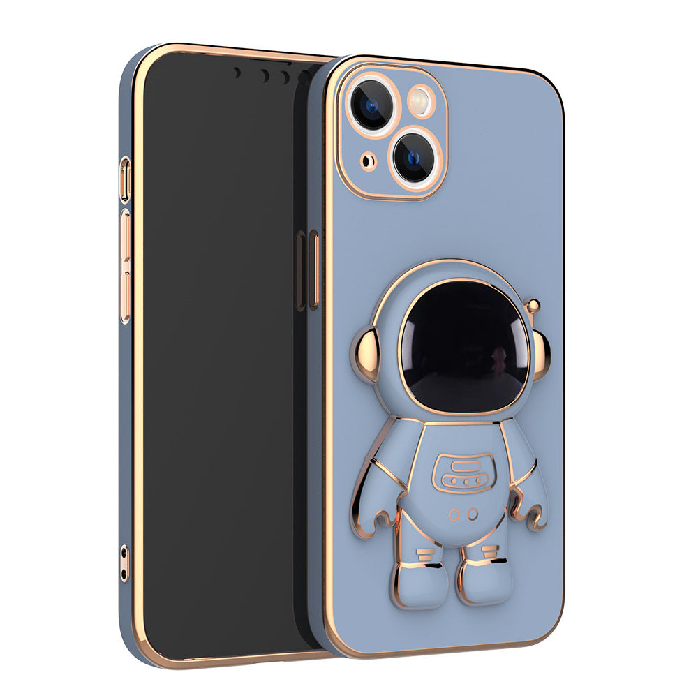 3D  Phone Case Phone CoverAstronaut Phone Case Anti-Drop Electroplating Bracket