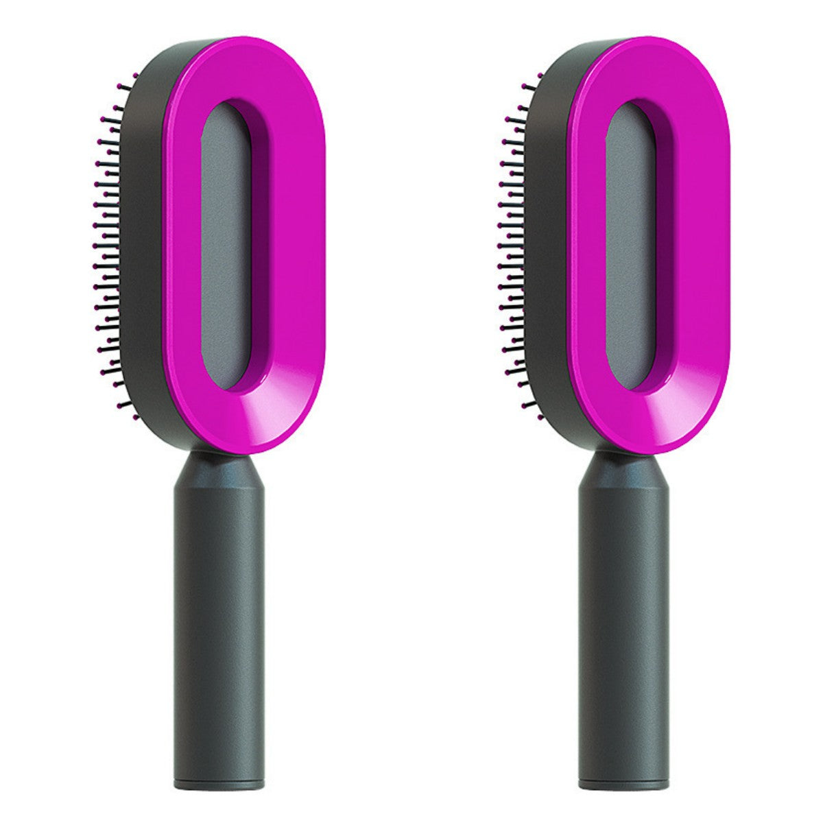 Hair Brush For Women Self Cleaning Hair Brush For Women One-key Cleaning Hair Loss Airbag Massage Scalp Comb Anti-Static Hairbrush