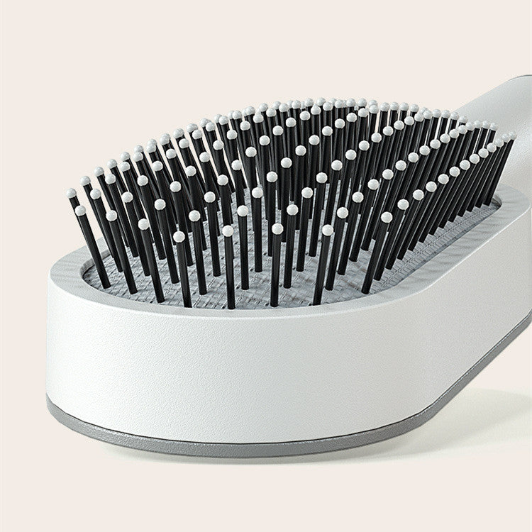 Hair Brush For Women Self Cleaning Hair Brush For Women One-key Cleaning Hair Loss Airbag Massage Scalp Comb Anti-Static Hairbrush