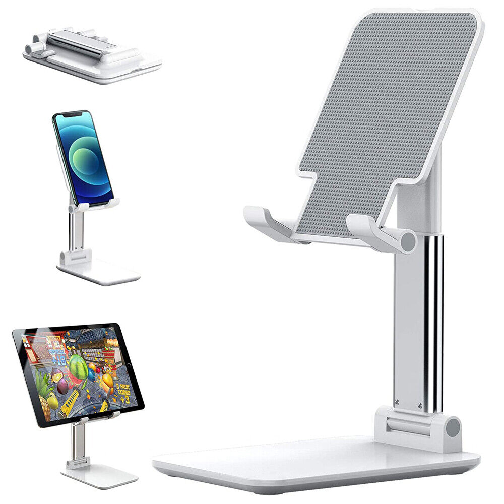 Phone Stand Desktop Holder Tablet Stand Mount Mobile Phone Desktop Tablet Holder Table Cell Foldable Extend Support Desk Mobile Phone Holder Stand