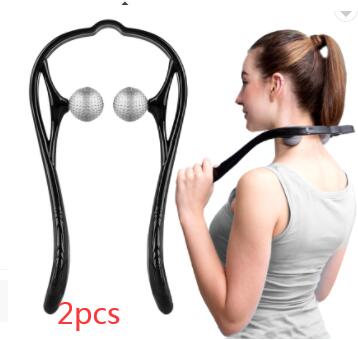 Neck Massageador Plastic Pressure Point Therapy Neck Massageador Massagem Relieve Hand Roller Neck Massager For Neck Shoulder Trigger Point