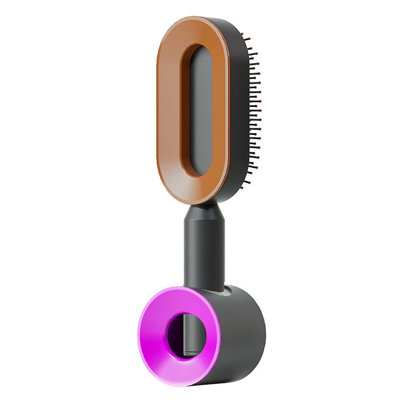 Hair Brush For Women Self Cleaning Hair Brush For Women One-key Cleaning Hair Loss Airbag Massage Scalp Comb Anti-Static Hairbrush